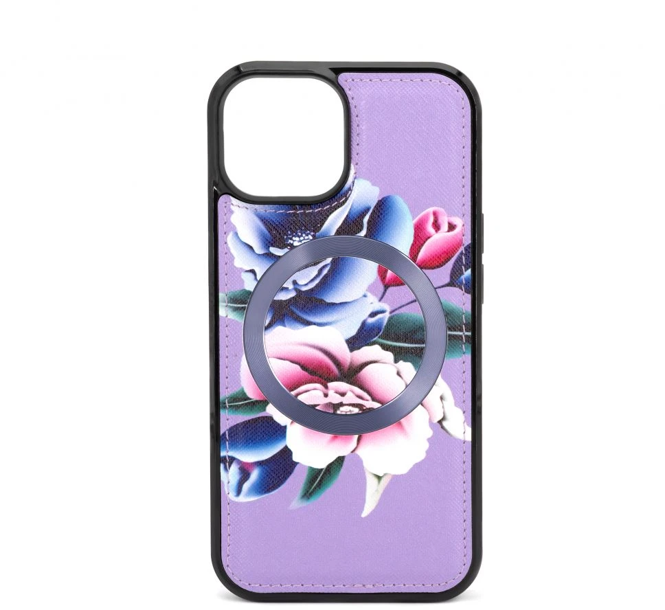 Dėklas Evelatus Apple iPhone 15 Wallet and Slim Cover Case Violetinė