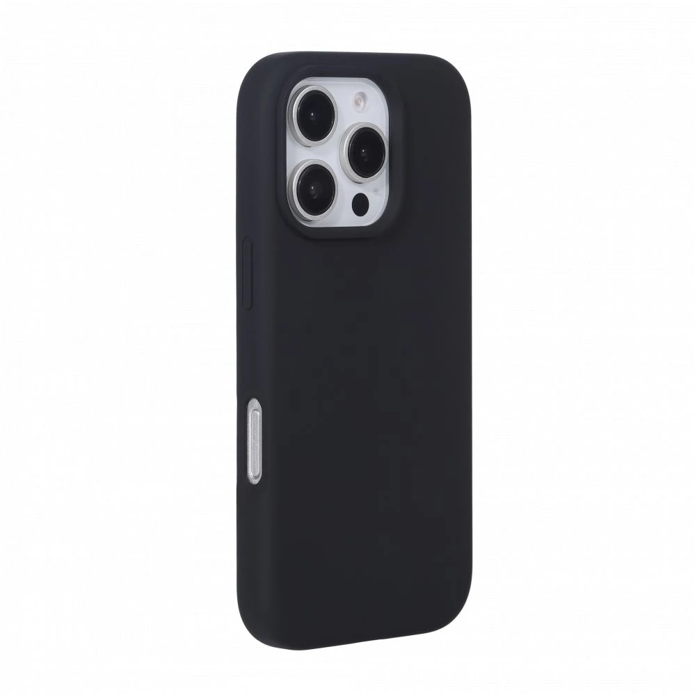 Back cover Evelatus Apple iPhone 16 Pro Max Premium Magsafe Soft Touch Silikoninis dėklas Juodas