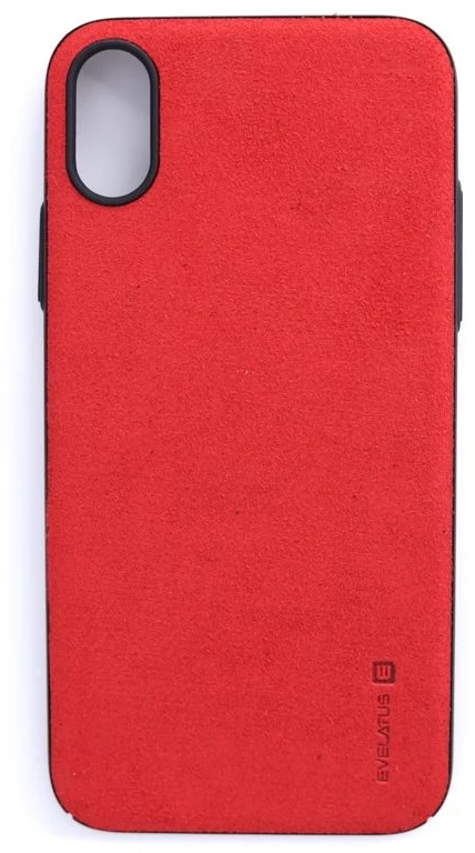Dėklas Evelatus Apple iPhone X Velvet Raudona