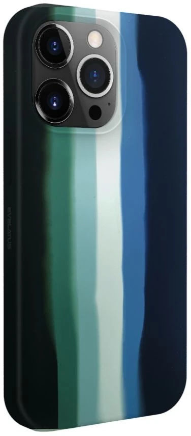 Dėklas Evelatus Apple iPhone 15 Pro Max Silicone case Multi-Colored Žalias