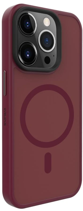 Dėklas Evelatus Apple iPhone 15 Pro Max Hybird Case With Magsafe PC+TPU Plum