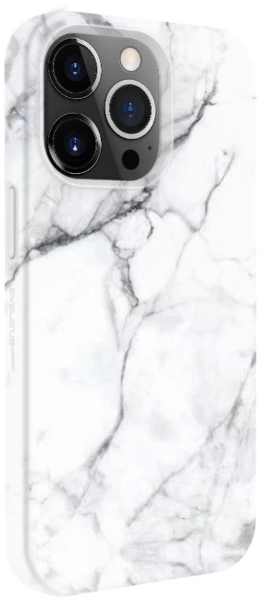 Dėklas Evelatus iPhone 15 Pro Max Premium Silikona lieta ar pielāgotu druku balts
