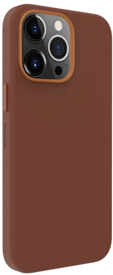 Dėklas Evelatus Apple iPhone 13 Pro Genuine Leather case with MagSafe Brown
