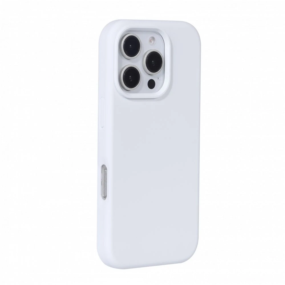 Back Cover Evelatus Apple iPhone 16 Pro Max Premium Magsafe Soft Touch Silikoninis dėklas Baltas