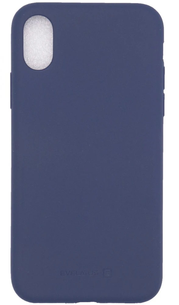Evelatus Apple iPhone X Nano Silikoninis dėklas Soft Touch TPU Mėlyna