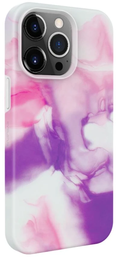 Dėklas Evelatus Premium Silikona Vāciņš iPhone 15 Pro Ar Pielāgotu Violeta Druku Mīkstas Virsmas Beigās Slim Šoka Pretestība