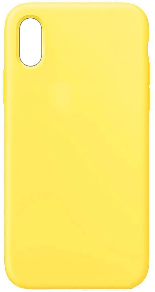 Evelatus Apple iPhone XR Premium Soft Touch Silikoninis dėklas Light Geltona