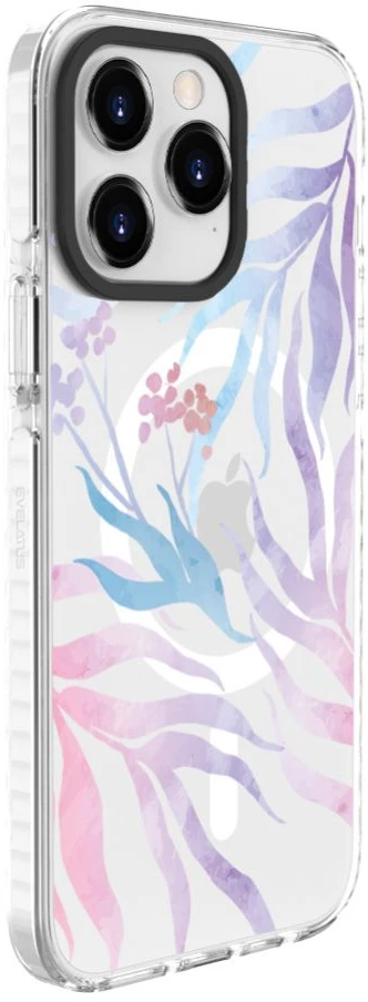 Dėklas Evelatus Apple iPhone 15 Pro PC+TPU With MagSafe Customized Print Flower