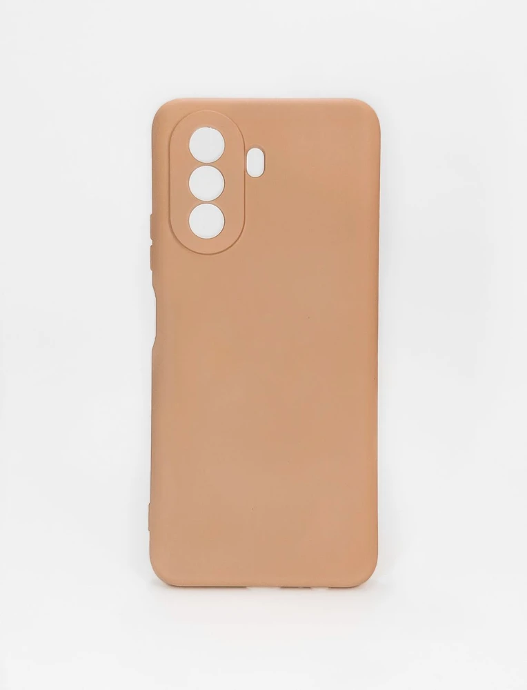 Evelatus Huawei Nova Y70 Nano Silikoninis dėklas Soft Touch TPU rusvai gelsvas
