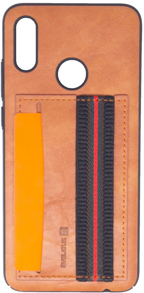 Dėklas Evelatus Huawei P smart 2019 Cubit Plastic Brown