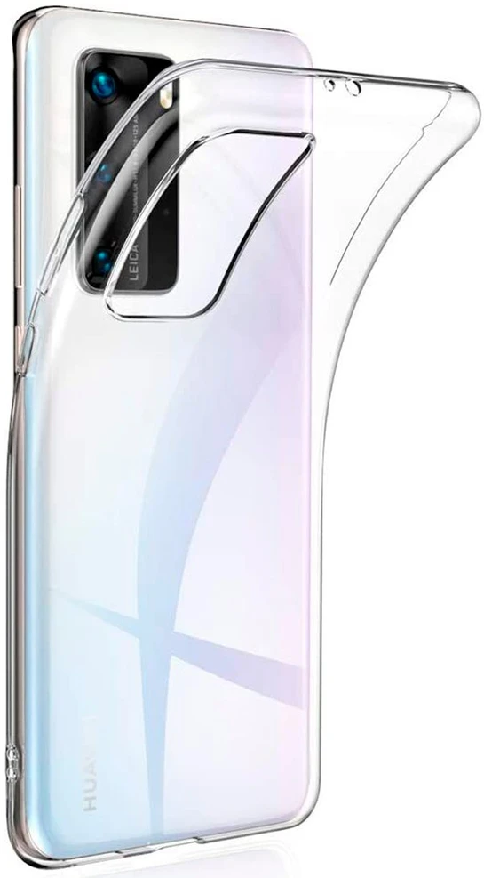 Evelatus Huawei P40 Clear Silikoninis dėklas 1.5mm TPU Transparent