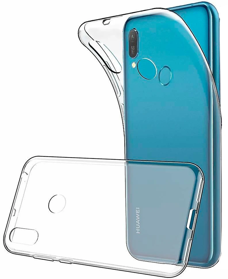 Evelatus Huawei Y6 2019 Clear Silikoninis dėklas 1.5mm TPU Transparent