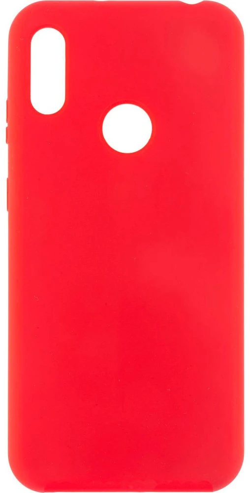 Dėklas Evelatus Huawei Y6 2019 Soft Touch Silicone Raudona