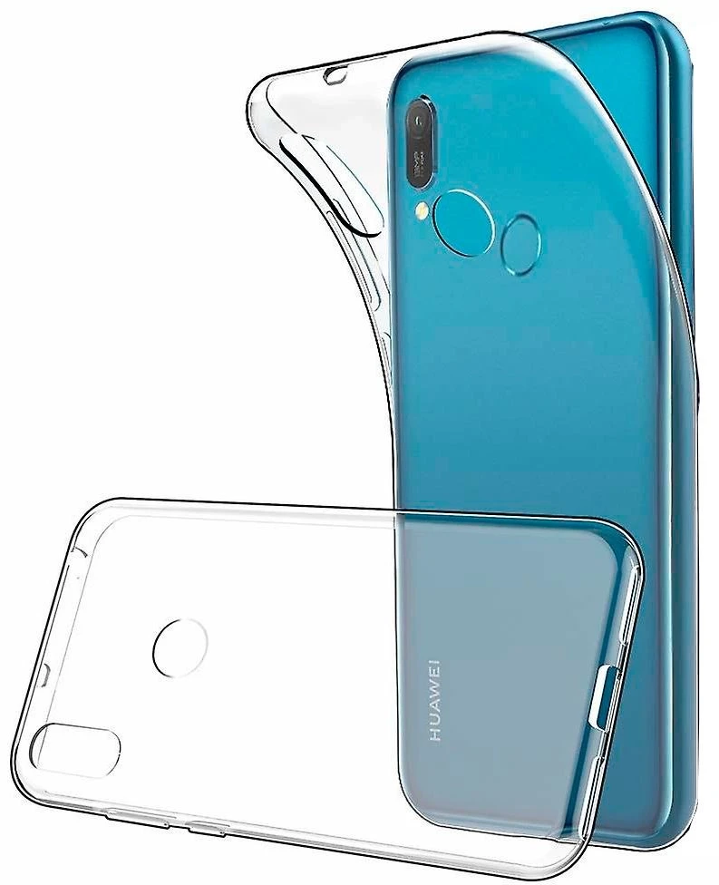 Evelatus Huawei Y6 2019 Clear Silikoninis dėklas 1.5mm TPU Transparent