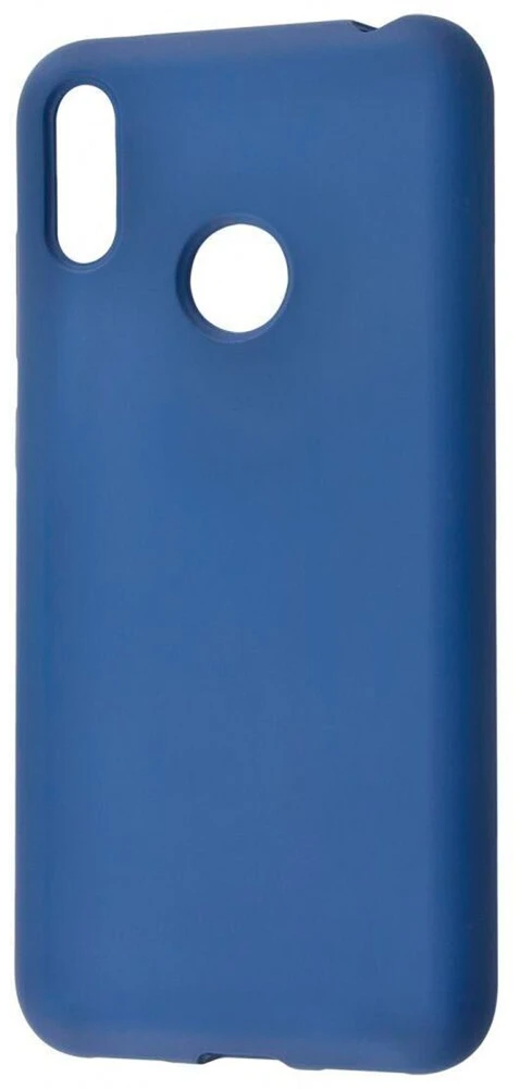 Dėklas Evelatus Huawei Y7 2019 Silicone case Mėlyna