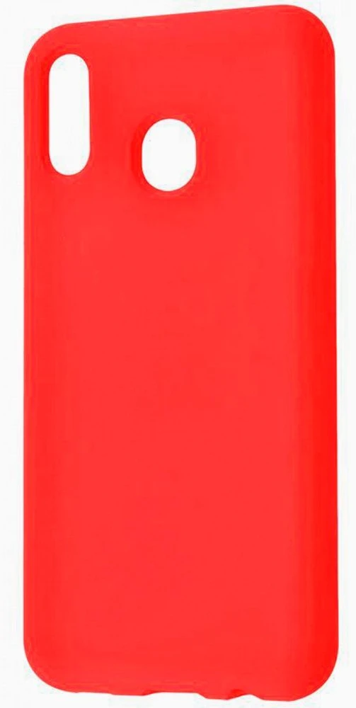 Evelatus Samsung A20E Nano Silikoninis dėklas Soft Touch TPU Raudona