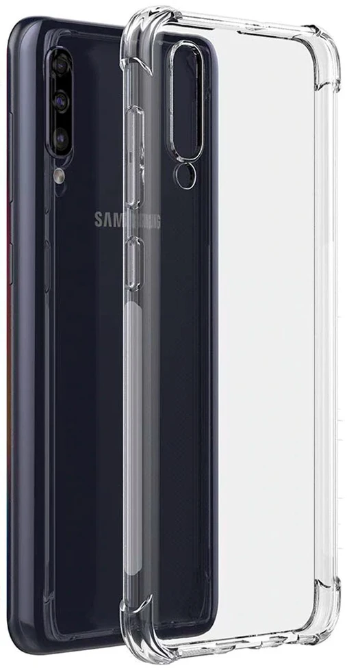 Evelatus Samsung A30s TPU 1.5MM Military Shockproof Silikoninis dėklas TPU Transparent