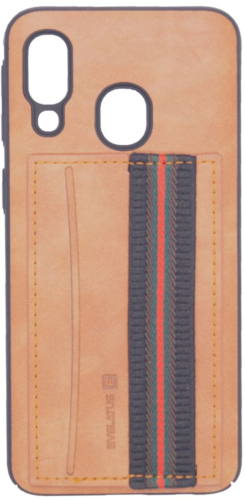 Dėklas Evelatus Samsung A40 Cubit Plastic Brown