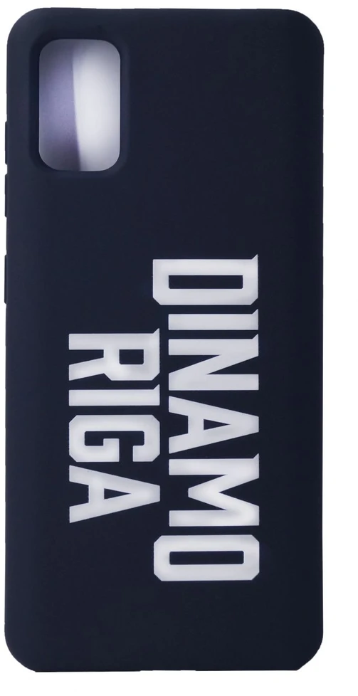 Evelatus Samsung A41 Soft Touch Silikoninis dėklas DR Logo N2 Baltas Juodas