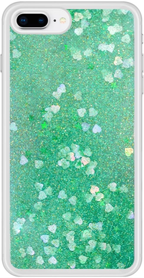 Dėklas Evelatus Samsung A50 Shining Quicksand Case Žalias