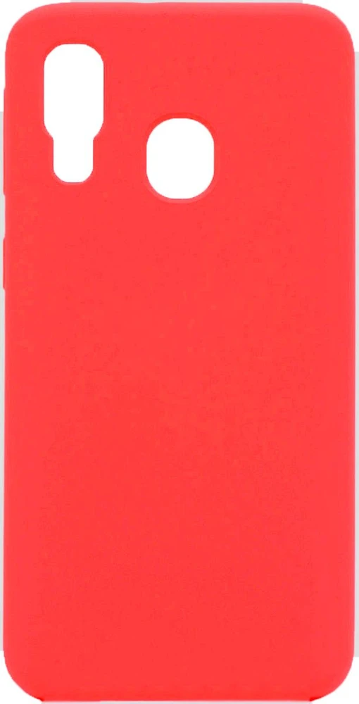 Evelatus Samsung Galaxy A40 Nano Silikoninis dėklas Soft Touch TPU Raudona