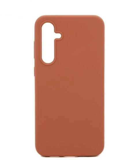Back Cover Evelatus Samsung Galaxy A34 Premium Soft Touch Silikoninis dėklas Saddle Brown