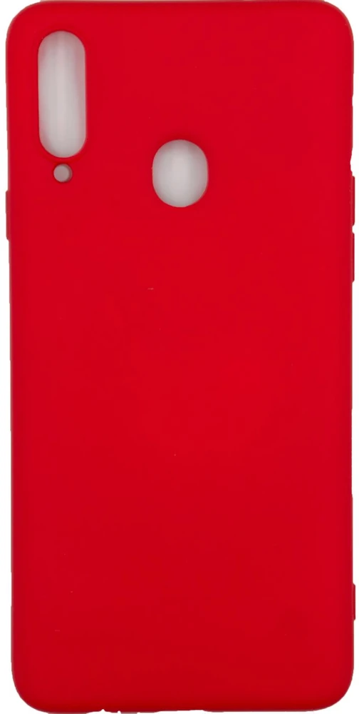 Evelatus Samsung Galaxy A20s Nano Silikoninis dėklas Soft Touch TPU Raudona