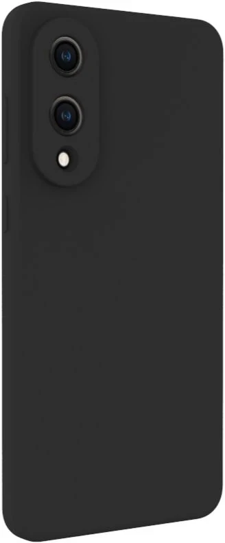 Back Cover Evelatus Samsung Galaxy S25 Edge Premium Magnetic Soft Touch Silikoninis dėklas Juodas