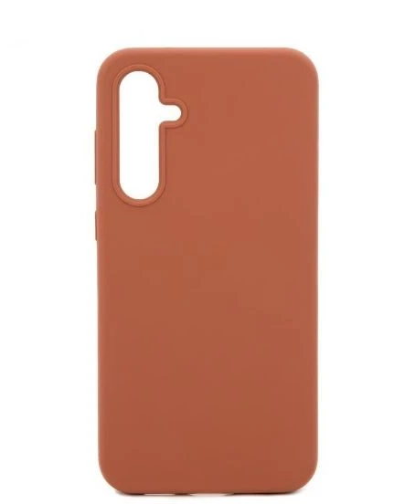Back Cover Evelatus Samsung Galaxy S24 Ultra Premium Soft Touch Silikoninis dėklas Brown