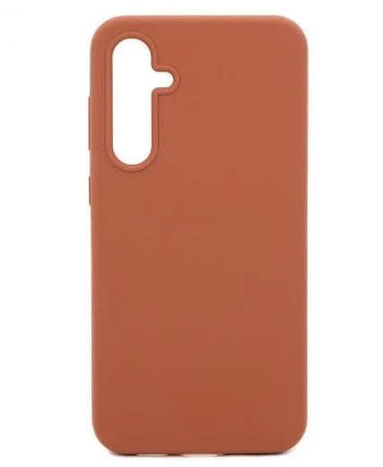 Back Cover Evelatus Samsung Galaxy S24 Premium Soft Touch Silikoninis dėklas Brown