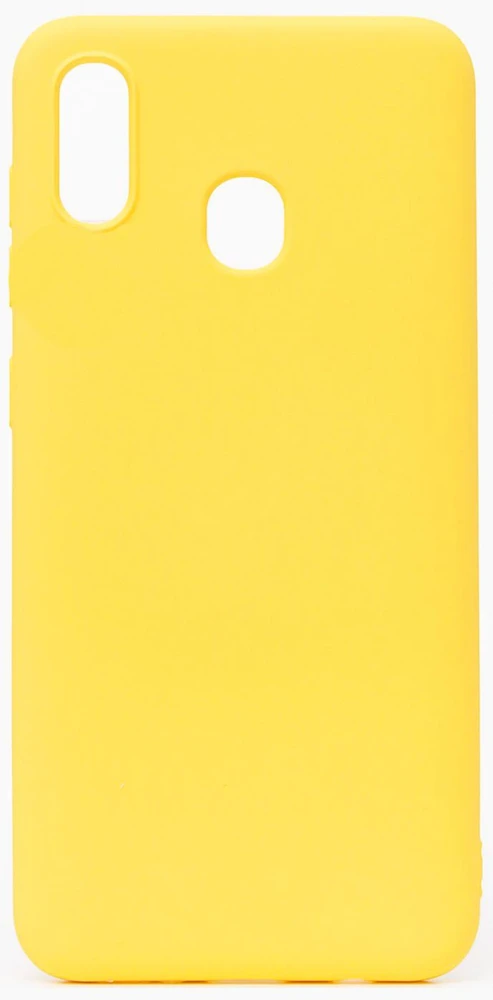 Evelatus Samsung Galaxy A20E Nano Silikoninis dėklas Soft Touch TPU Geltona