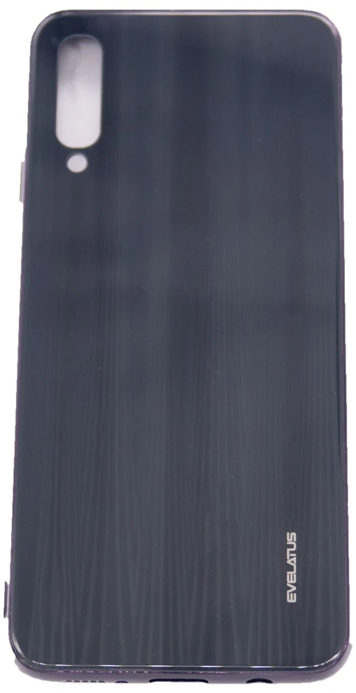 Evelatus Samsung Galaxy A50 Vanduo Ripple Full Color Electroplating Tempered Glass Juodas
