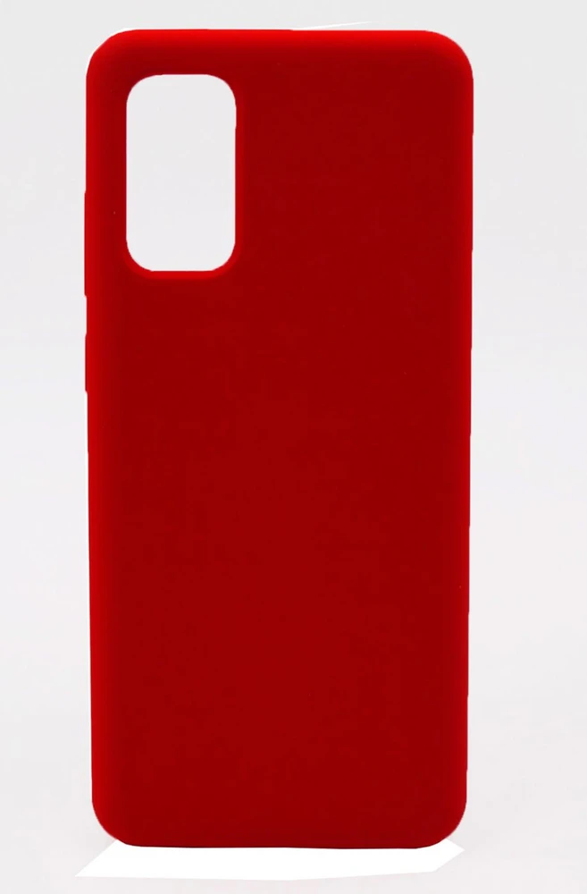 Evelatus Samsung Galaxy S20 Plus Premium Soft Touch Silikoninis dėklas Raudona
