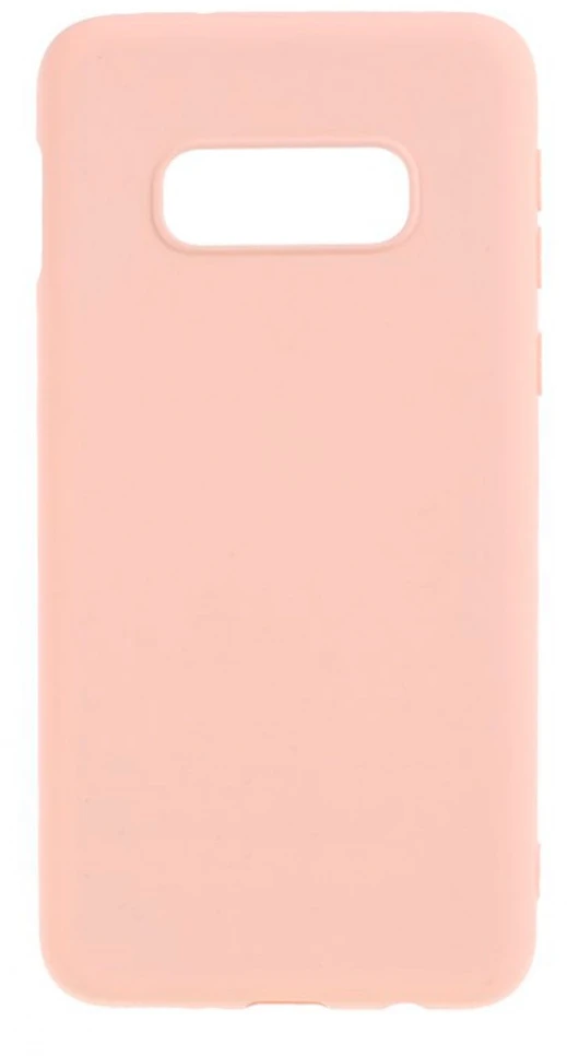 Evelatus Samsung Galaxy S10e Nano Silikoninis dėklas Soft Touch TPU rusvai gelsvas