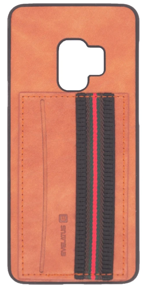 Dėklas Evelatus Samsung S9 Cubit Plastic Brown