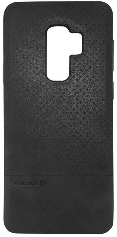 Dėklas Evelatus Samsung S9 Plus TPU case 1 with metal plate (possible to use with magnet car holder) Juodas