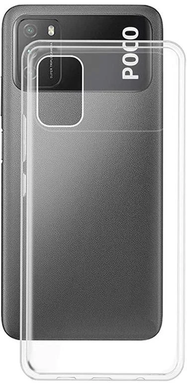 Evelatus Xiaomi POCO M3 Clear Silikoninis dėklas 1.5mm TPU Transparent