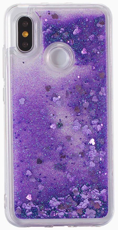 Dėklas Evelatus Xiaomi Redmi 7 Shining Quicksand Case Violetinė