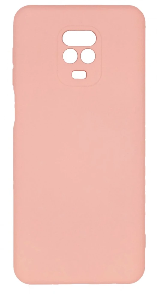 Evelatus Xiaomi Xiaomi Redmi Note 9 Pro / Redmi Note 9S Nano Silikoninis dėklas Soft Touch TPU rusvai gelsvas