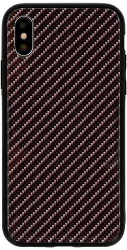 Dėklas GreenGo Apple Iphone XR Carbon Glass Case Dark Gray