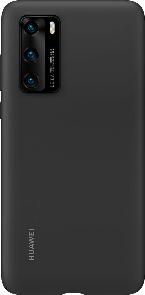 Silikoninis dėklas for Huawei P40 (Juodas)