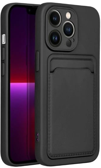 iLike TelForceone Kortelės dėklas iPhone 14 Pro 6,1" juodas
