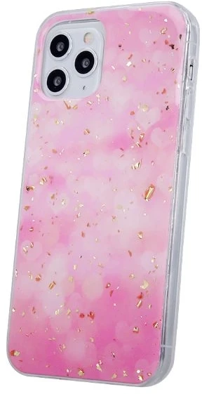 iLike Rožinė Auksinis Glam dėklas iPhone 14 6,1" rožinis