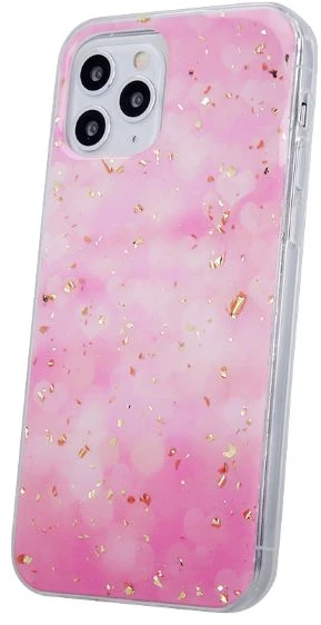 iLike Rožinė Auksinis Glam dėklas iPhone 14 6,1" rožinis