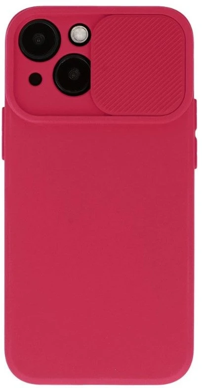„iLike Apple iPhone 14 Pro Max“ „Camshield“ galinis dėklas, minkštas, tamsiai vyšninis