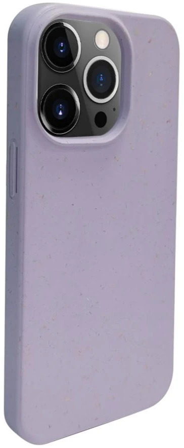 Dėklas iLike Tył etui Apple iPhone 14 Pro Silicone plastikas case Eco* Print Design Flower Violetinė ILIAP141EBWFP