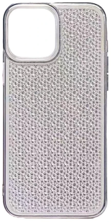 Dėklas iLike silikoninis galinis dangtelis Apple iPhone 14, blizgus, skaidrus, juodas ILIAPP14SSTB