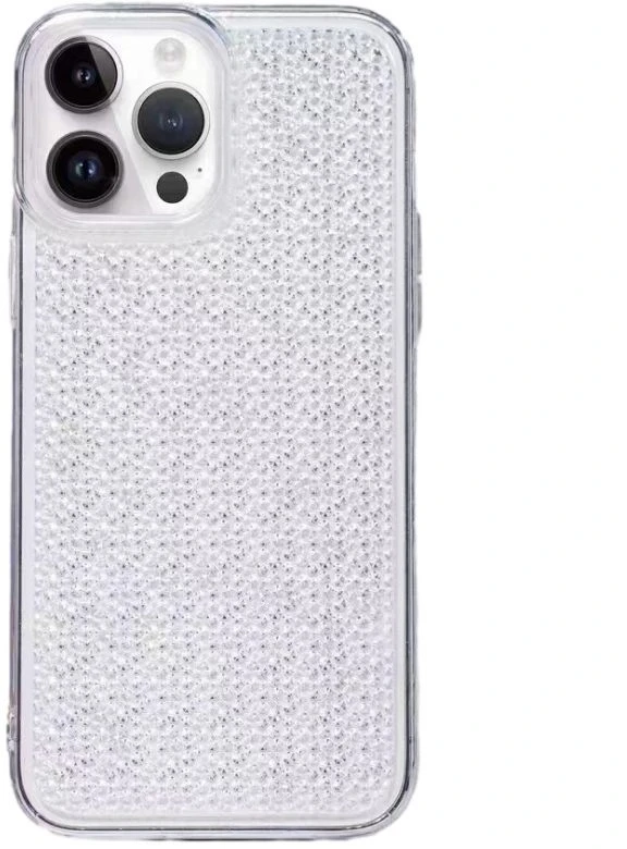 „iLike“ galinis dangtelis Apple iPhone 14 Pro silikoninis dėklas, blizgus, skaidrus, ILIAPP14PSST