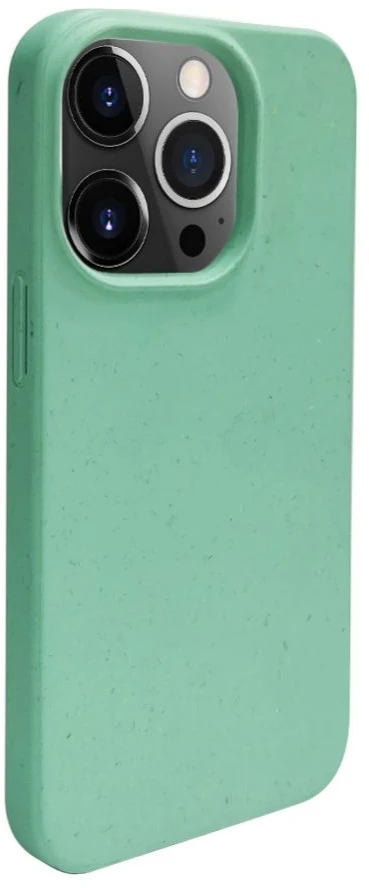 iLike galinis dangtelis Apple iPhone 14 Pro Max silikoninis plastikinis dėklas Eco* spausdinto dizaino gėlės Žalias ILIAP147EBWFG