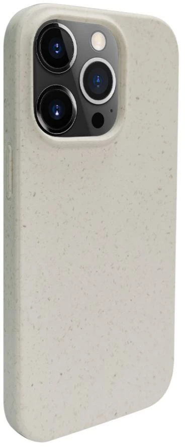 iLike galinis dėklas Apple iPhone 14 Pro Max silikoninis plastikinis dėklas Eco* Print Design Baltas ILIAP147EBWW
